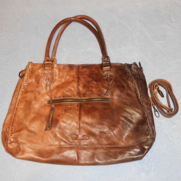 RARE COLD BREW Bed Stu Rockaway Crossbody Leather Bag - Picture 5 of 16